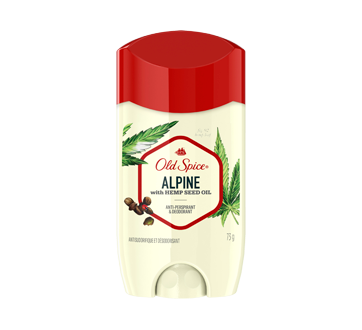 Image of product Old Spice - Anti-Perspirant Deodorant Alpine with Hemp Seed Oil, 73 g