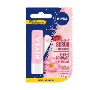 2-in-1 Lip Moisturizing Scrub with Rosehip Oil & Vitamin E, 4.8 g