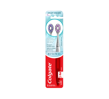 Image of product Colgate - Renewal Toothbrush, 2 units, Ultra Soft