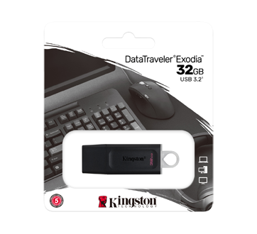 Image of product Kingston - 32GB DataTraveler Exodia Flash Drive, 1 unit