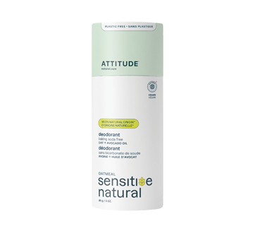 Image 1 of product Attitude - Sensitive Natural Care Deodorant, 85 g, Avocado Oil & Oatmeal