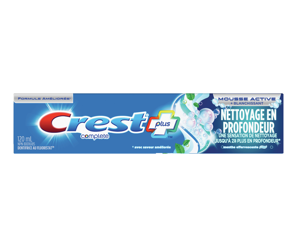Complete Whitening Plus Deep Clean Toothpaste, 120 ml Crest