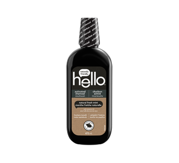 Image of product Hello - Fluoride Free Activated Charcoal Mouthwash, 473 ml