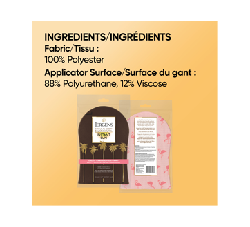Image 7 of product Jergens - Natural Glow Instant Sun Applicator Mitt, 1 unit