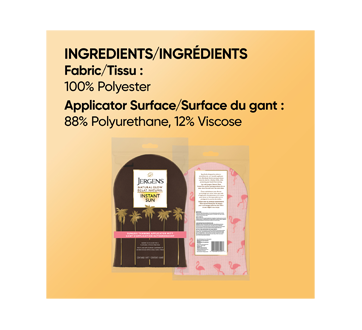 Image 7 of product Jergens - Natural Glow Instant Sun Applicator Mitt, 1 unit
