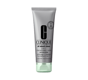 All About Clean 2-In-1 Charcoal Mask + Scrub, 100 ml