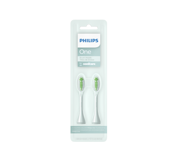 Image 1 of product Philips - One by Sonicare Brush Head, 2 units, Mint