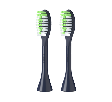 Image 2 of product Philips - One by Sonicare Brush Head, 2 units, Midnight
