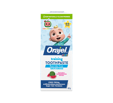Training Toothpaste for Kids Fluoride-Free, 90 ml, Watermelon