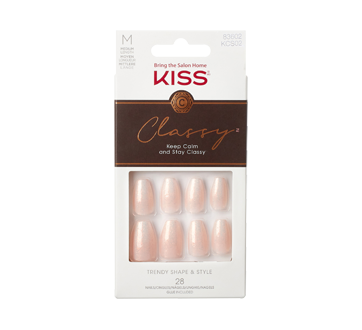 Image 1 of product Kiss - Classy Medium Nails, 1 unit, Cozy Meets Cute