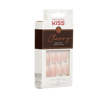 Image 3 of product Kiss - Classy Medium Nails, 1 unit, Cozy Meets Cute