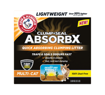 Image 1 of product Arm & Hammer - Absorbx Quick Absorbing Clumping Litter, 8.5 L