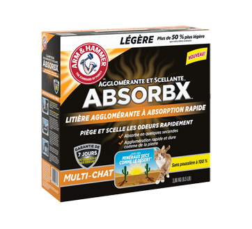Image 2 of product Arm & Hammer - Absorbx Quick Absorbing Clumping Litter, 8.5 L