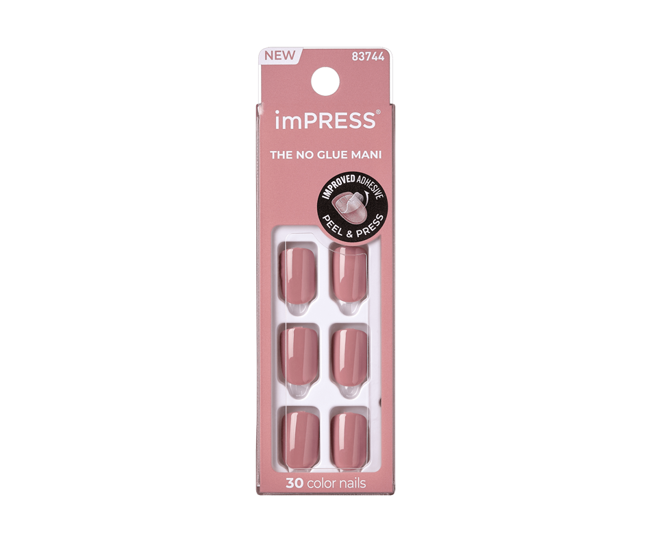 imPRESS Color PressOn Manicure Color Nails, 30 units Kiss