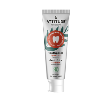 Image of product Attitude - Toothepaste Sensitive, 120 g, Spearmint