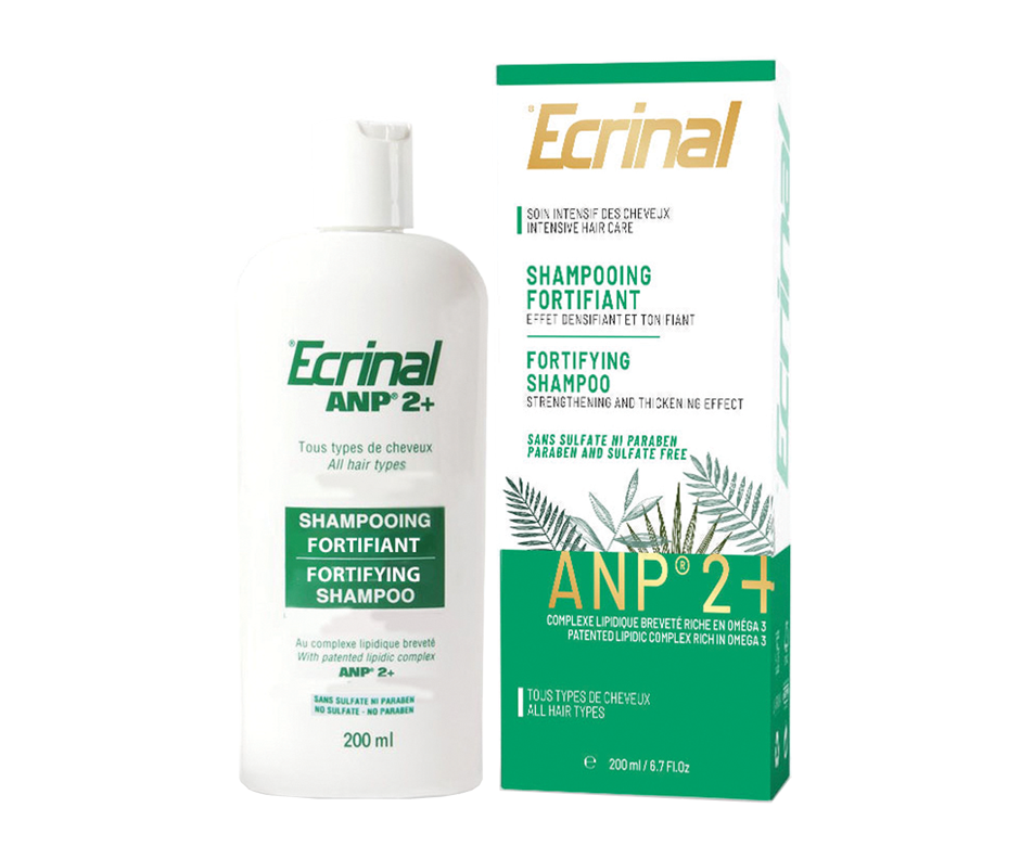 ANP2+ Fortifying Shampoo, 200 ml Ecrinal Hair loss Jean Coutu
