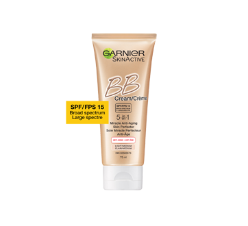 Image 2 of product Garnier - SkinActive BB Cream for Anti-Aging SPF 15, 75 ml, Light to Medium