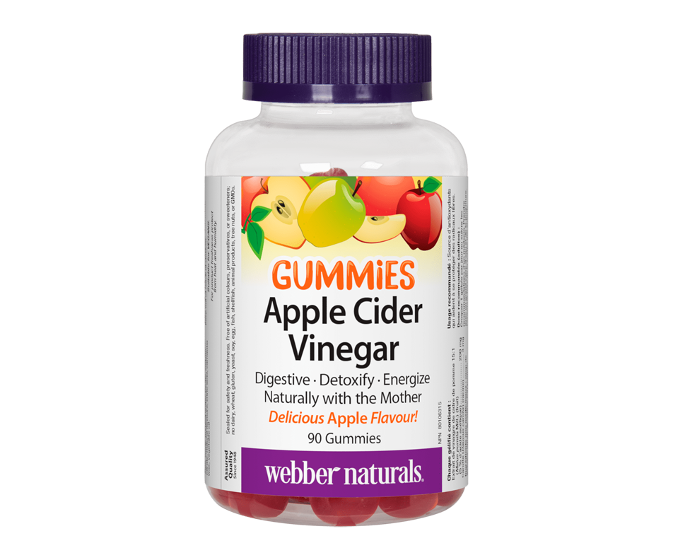 Apple Cider Vinegar Apple Flavour Gummies, 90 units ber Naturals Miscellaneous Jean Coutu