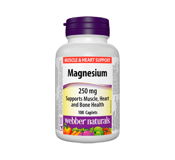 Image of product Webber Naturals - Magnesium 250 mg Caplets, 210 units