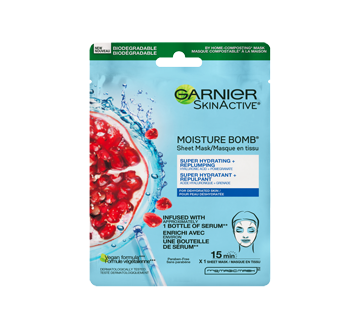 Moisture Bomb Sheet Mask Super Hydrating + Replumping, 28 g
