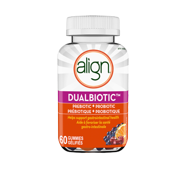 Image of product Align - DualBiotic Prebiotic & Probiotic Gummies