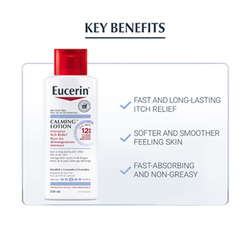 Image 4 of product Eucerin - Calming Intensive Itch Relief Body Lotion for Itchy Dry Skin