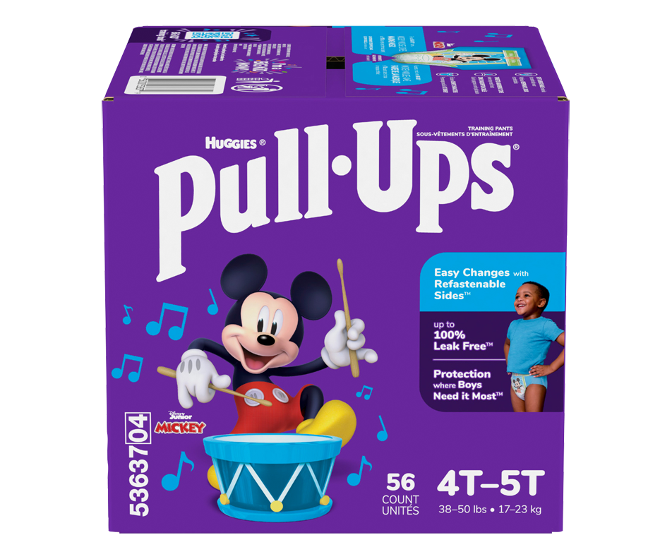 Boys' Potty Training Pants, 4T5T, 56 units PullUps Training pants Jean Coutu