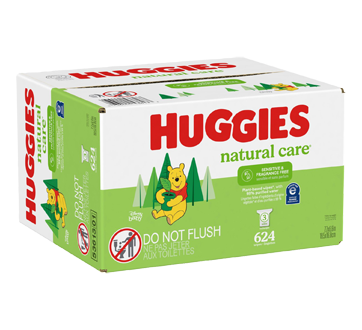 Image 2 of product Huggies - Natural Care Sensitive Baby Wipes, Unscented, 624 units