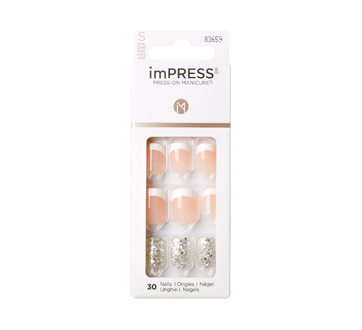 Image 1 of product Kiss - imPRESS Press-On Manicure Short Nails, 1 unit, Time Slip