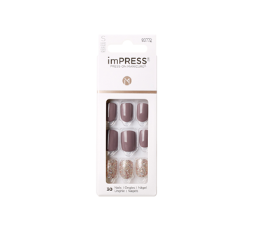 Image of product Kiss - imPRESS Press-On Manicure Short Nail, 30 units, Flawless