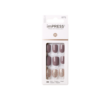 imPRESS Press-On Manicure Short Nail, 30 units, Flawless