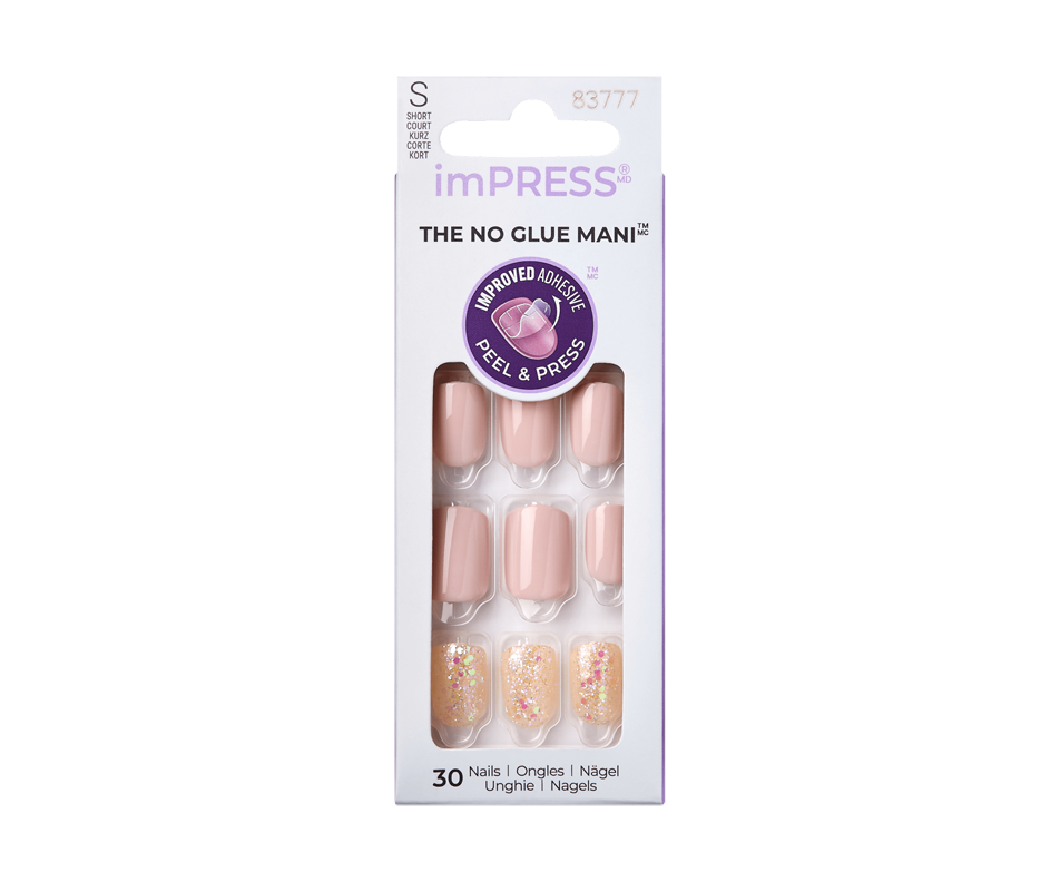 imPRESS PressOn Manicure Short Nail, Dorothy, 30 units Kiss