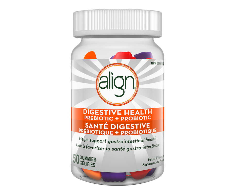 Digestive Health Prebiotic & Probiotic Gummies Align Probiotics