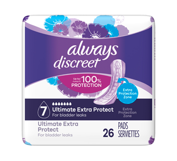 Discreet Ultimate Extra Protect Postpartum Incontinence Pads – Always :  Incontinence