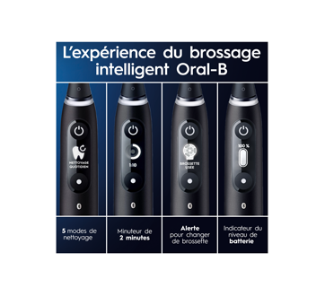 iO Series 7 Electric Toothbrush with Brush Heads Black Onyx, 1 unit