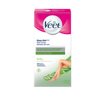 Image of product Veet - Easy-Ge l Wax Strips Body & Legs, 20 units