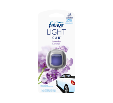 Image of product Febreze - Light Odor-Eliminating Car Freshener, 2 ml, Lavender