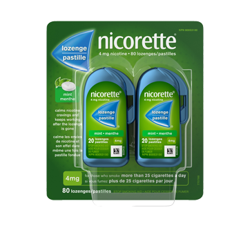 Image of product Nicorette - Lozenges Mint 4mg, 80 units