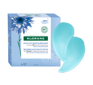Smoothing & Soothing Eye Patches with Organic Cornflower, 7 x 2 units