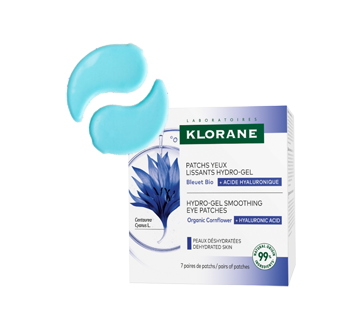 Smoothing & Soothing Eye Patches with Organic Cornflower, 7 x 2 units