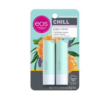 Image 1 of product eos - Super-Soft Shea Lip Balm, 2 x4 g, Honey Almond