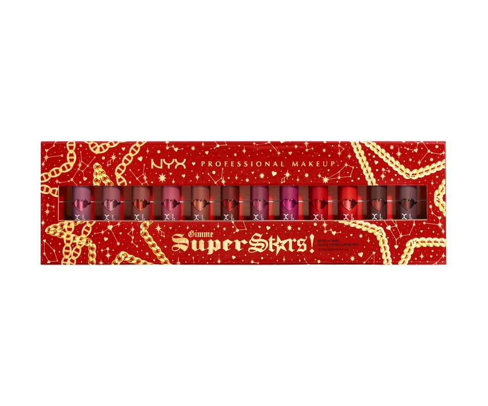 Gimme Super Stars! Matte Lip Vault, 12 units NYX Professional Makeup
