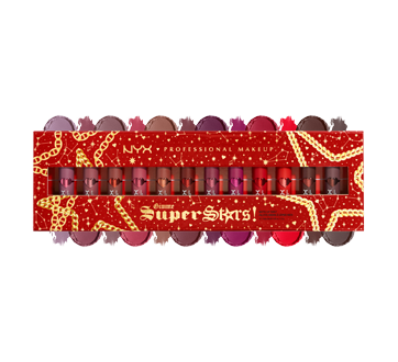 Image 2 of product NYX Professional Makeup - Gimme Super Stars! Matte Lip Vault, 12 units