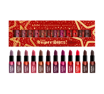 Image 3 of product NYX Professional Makeup - Gimme Super Stars! Matte Lip Vault, 12 units