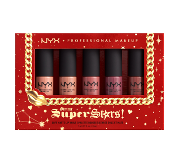 Image 1 of product NYX Professional Makeup - Gimme Super Stars! Soft Matte Lip Vault, 5 units