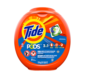 Image of product Tide - Pods Liquid Laundry Detergent Pacs, Original