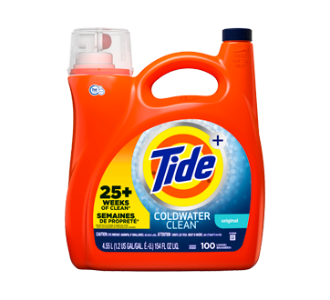 Image of product Tide - Coldwater Clean Liquid Laundry Detergent Original 100 Loads, Original