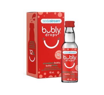Bubly Drops Natural Flavour drops, 40 ml, Strawberry