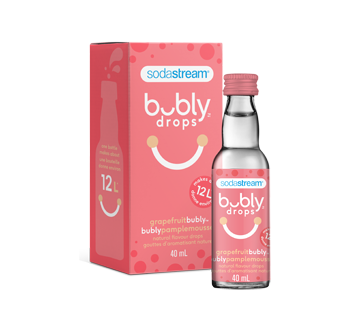 Image of product SodaStream - Bubly Drops Natural Flavour drops, 40 ml, Pamplemousse