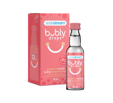 Bubly Drops Natural Flavour drops, 40 ml, Pamplemousse